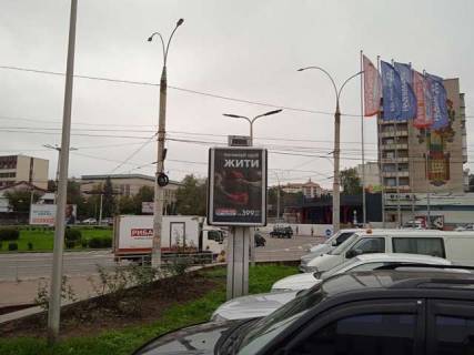 Бэклайт B в Черновцах, 1.2x1.8  Незалежності просп. - Героїв Майдану (Червоноармійська) вул., 71 (ПОЛІТИКА НІ) фото 1