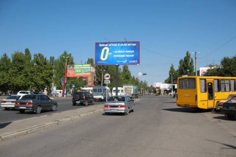 Билборд A в Васильевке, 3x6  Богоявленський просп. (Жовтневий просп.) - Корабелів просп. фото 1