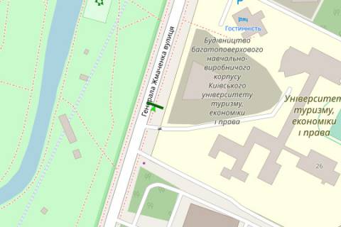 Билборд A в Киеве, 3x6  Князя Романа Мстиславича вул. (Генерала Жмаченка)., 26 ЖК Автограф (у напрямку вул.Миропільської) схема