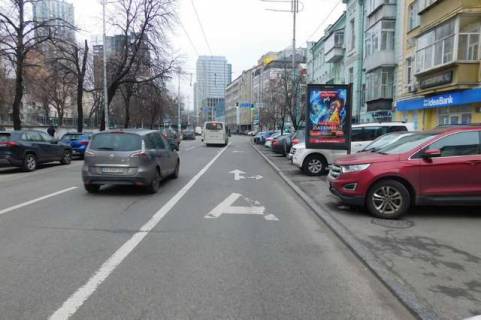 Бэклайт A в Киеве, 1.2x1.8  Жилянська вул., 41  фото 1