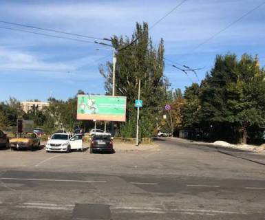 Billboard A in Zaporizhzhya, 3x6  Profspilok pl. - Nezaleznoi Ukraini st. Photo 1