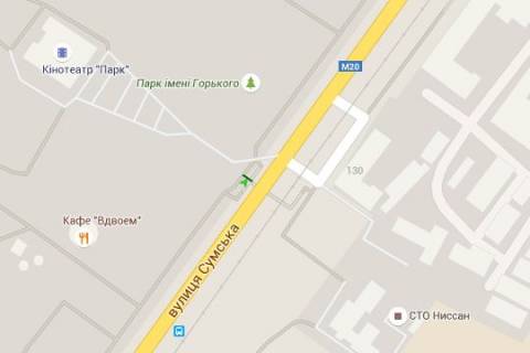 Бэклайт B в Харькове, 2.3x3.14  Сумська вул., 81 схема