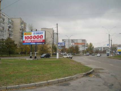 Билборд A в Васильевке, 3x6  Михайла Лушпи просп. - Героїв Крут вул. фото 1