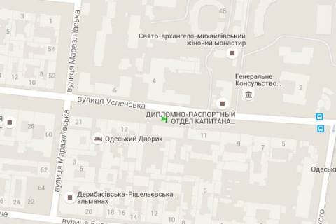 Ситилайт A в Васильевке, 1.2x1.8  Успенська вул., 13 схема