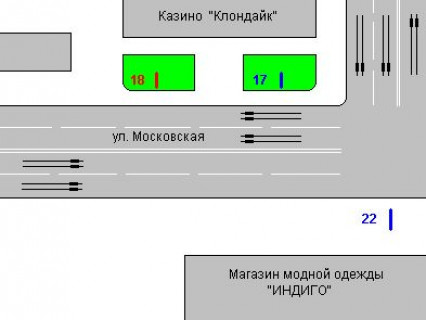 Беклайт B у Житомирі, 1.2x1.8  Київська вул., 93 схема