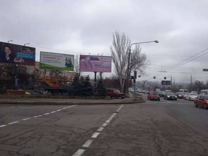 Білборд, Бігборд (Борд)  B у Василівці, 3x6  Соборний просп. - Гагаріна вул. (конструкція з правого боку) Фото 1