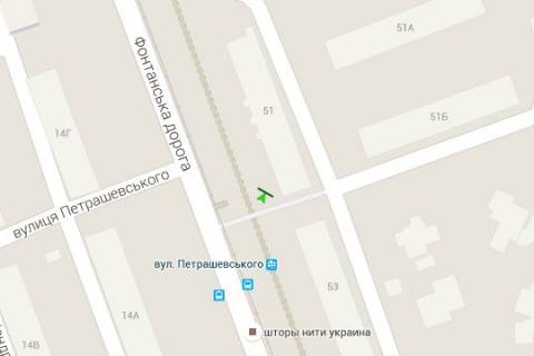 Билборд A в Васильевке, 3x6  Фонтанська дорога - Петрашевського вул. схема
