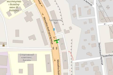 Scrolller, Scroll A in Vasylivka, 2.3x3.14  Mihajla Bojcuka st. (Kikvidze st.), 37 - 422617 scheme