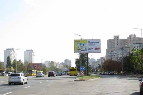 Билборд A в Васильевке, 3x6  Ревуцького вул., : розподільник навпроти буд. №4 (в напр. разв Тростянецкой вул. и Ахматовой ) фото 1