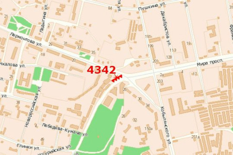 Prismatron, Prism A in Vasylivka Lermontova st., (Avtostancia) (prizma) - 427276 scheme