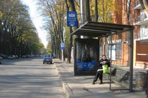 Ситилайт A в Одессе Успенська вул., 2 - Леонтовича вул. (Бєлінського) (остановка) фото 1