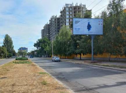 Билборд A в Запорожье, 3x6  Бородинська вул., 20б - Дмитра Вишневецького (Ладозька) вул. фото 1