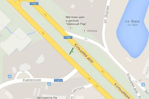 Білборд, Бігборд (Борд)  A у Василівці, 5x12  Велика Кільцева дорога, : розподільник; 100м до повороту на смт Вишневе (в напр. просп.Перемоги) схема