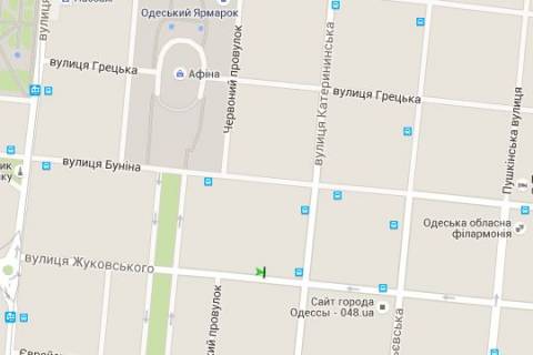 Нестандарт B в Одессе, 1.2x1.8  Жуковського вул., 30 - Святослава Караванського вул. (Жуковського) схема