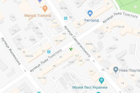 Citylight B in Kyiv, 1.2x1.8  Get'mana Pavla Skoropads'kogo st., 47 scheme