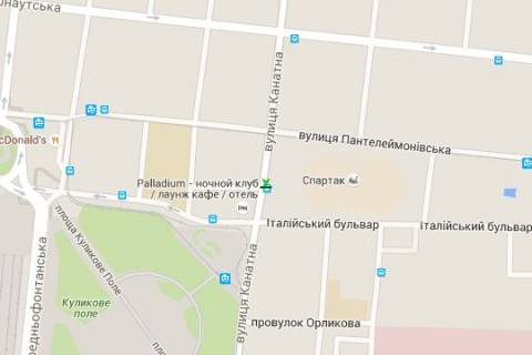 Нестандарт B в Одессе, 1.2x1.8  Канатна вул. - Італійський бульв. схема