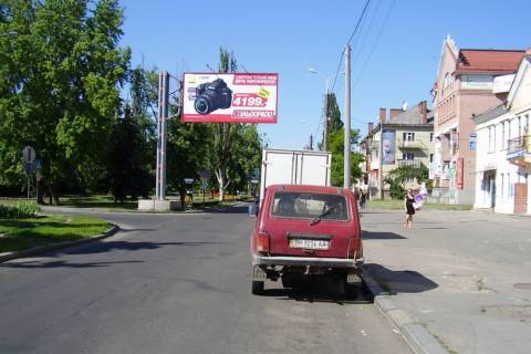 Билборд A в Васильевке, 3x6  Покровська пл. - 1-а Набережна р. Стрілки вул. фото 1