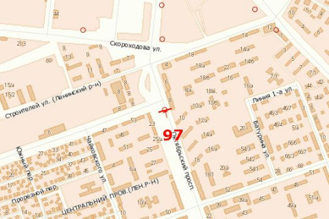 Билборд B в Васильевке, 3x6  Богоявленський просп. (Жовтневий просп.) - Авангардна вул. схема