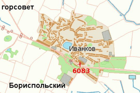 Билборд B в Киеве Київ - Харків, 37км + 800 м до Києва (зліва в  напр. м.Харківа) схема