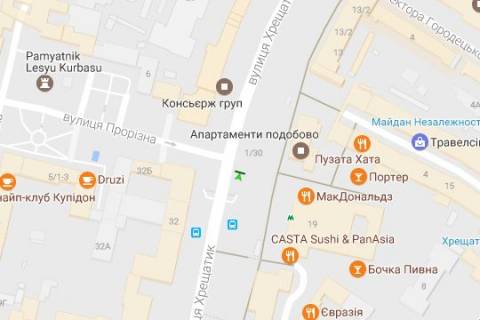 Скроллер A в Киеве, 1.2x1.8  Хрещатик вул., 19 - 272748 схема