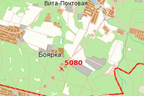 Билборд A на трассах Киевской области, 3x6  Київ - Одеса, 13 км+200м до Києва (справа у напрямку Одеської пл. поворот на с.Мархалевка) схема