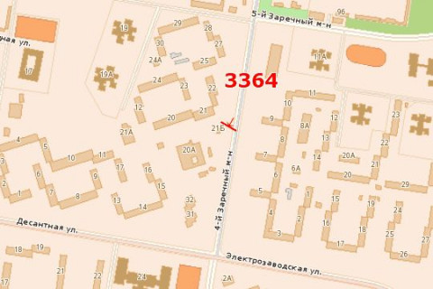 Билборд A в Васильевке Кресівська вул., (4-й Зарічний м-н) схема