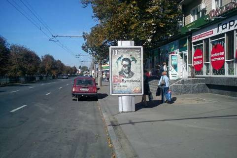 Ситилайт A в Васильевке, 1.2x1.8  Соборності вул., 74 (№1) фото 1