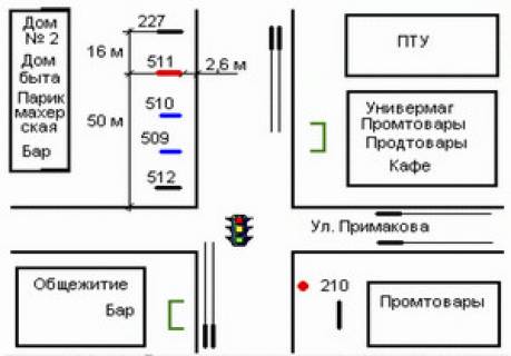 Citylight B in Khmelnitsky, 1.2x1.8  Kam`anec'ka st., 2 scheme