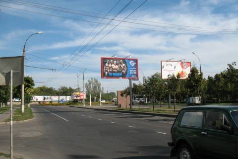 Билборд B в Васильевке, 3x6  Центральний просп. (Леніна просп.) - 10 Слобідська вул. (Луначарського вул.), (№1) фото 1