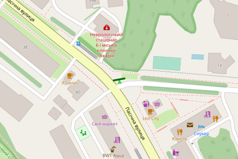 Prismatron, Prism A in Lviv, 3x6  Pasicna st. - Tadzic'ka st. (prizma) - 394771 scheme