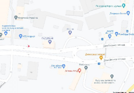 Видеоборд A у Києві, 2.3x3.14  Лобановського Валерія просп. (Червонозоряний просп.), 119 - Деміївська вул. (Московська вул.), 2 (розширення 480х336) - 662329 схема