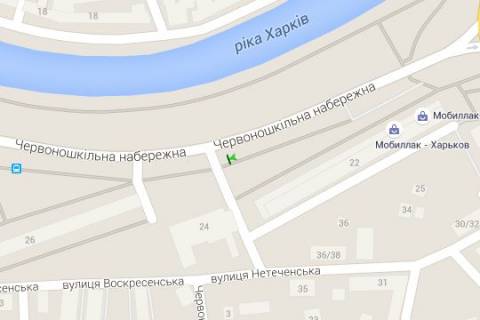 Бэклайт B в Васильевке, 2.3x3.14  Червоношкільна наб., 22 схема