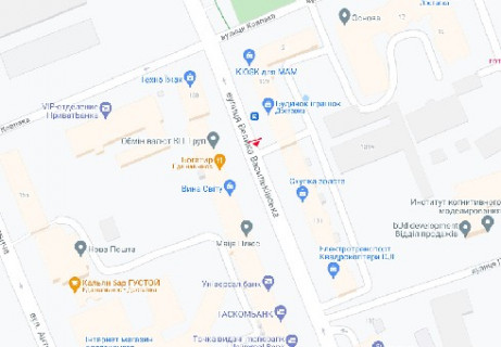 Видеоборд A в Киеве, 2.3x3.14  Велика Васильківська вул. (Червоноармійська)., 129 (розширення 480х336) - 662182 схема