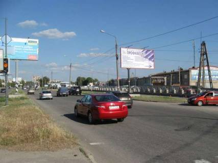 Билборд A в Васильевке, 3x6  Моторобудівельників просп. (Прибережна автомагіст.) - Фортечна вул. (Грязнова вул.) фото 1