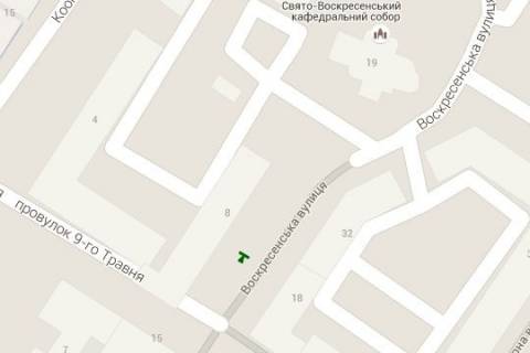 Ситилайт A в Сумах, 1.2x1.8  майдан Незалежності, 15 (№2) (Пішохідна зона) схема