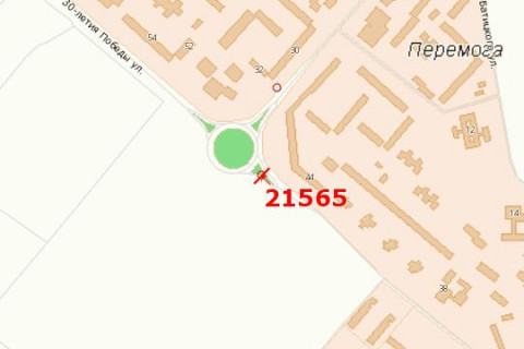 Билборд A в Васильевке, 3x6  30-річчя Перемоги вул. - Сумгаїтська вул., "Епіцентр" схема