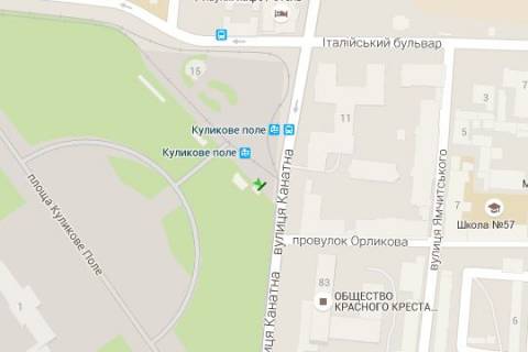 Нестандарт A в Одессе, 1.2x1.8  Канатна вул. - Куликове поле пл., №2 схема