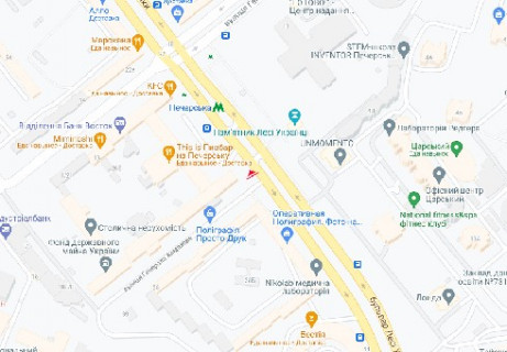 Видеоборд A в Киеве, 2.3x3.14  Лесі Українки бульв., 26а (розширення 480х336) - 662111 схема