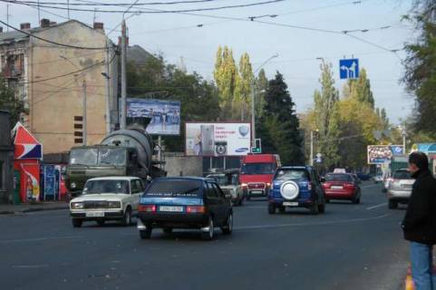 Billboard A in Vasylivka, 3x6  M`asoidivs'ka st. - Mecnikova st. Photo 1