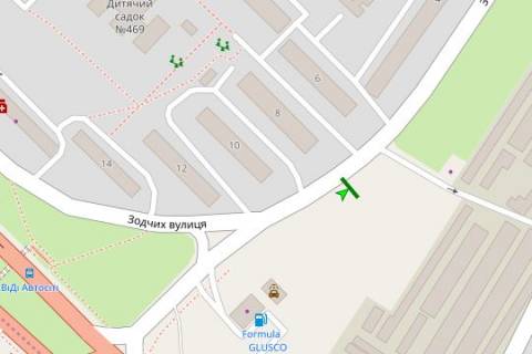 Білборд, Бігборд (Борд)  A у Василівці, 3x6  Зодчих вул., 8, навпроти схема
