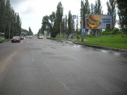 Билборд A в Васильевке, 3x6  30-річчя Перемоги вул. - Олени Теліги вул. (Конєва вул.) фото 1