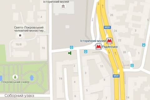 Бэклайт A в Харькове, 1.2x1.8  Конституції пл. - Ярмарковий пров. (Спартаківський пров.)., (зупинка) №1 (C) схема