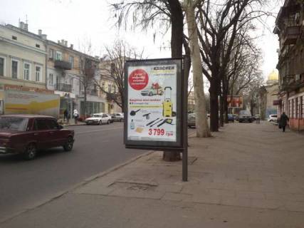 Бэклайт A в Одессе, 1.2x1.8  Європейська вул. (Катерининська)., 65 - Базарна вул., 80 фото 1