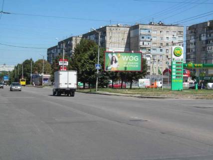 Билборд A в Васильевке, 3x6  Вокзальна вул. (Жовтневої Революції вул.) - Габдрахманова вул. фото 1