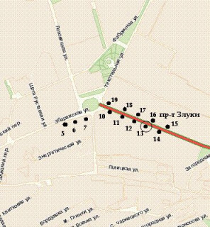 Ситилайт A в Васильевке, 1.2x1.8  Злуки просп., 4 схема
