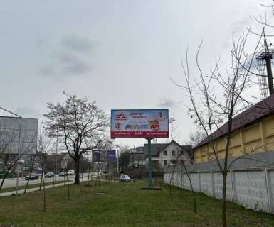 Билборд A в Ивано-Франковске, 3x6  Набережна ім. Василя Стефаника вул., перед поворотом на 22-го Січня вул. фото 1