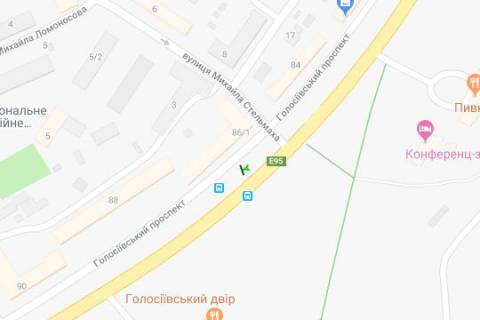 Бэклайт A в Киеве, 2.3x3.14  Голосіївський просп., , 86 схема
