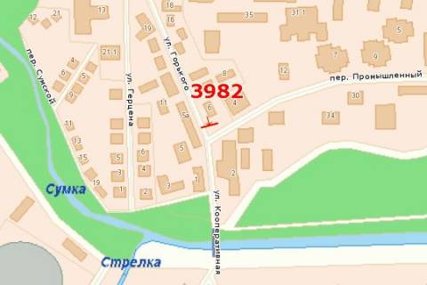 Білборд, Бігборд (Борд)  B у Сумах, 3x6  Британська вул. (Горького вул.), 4 схема