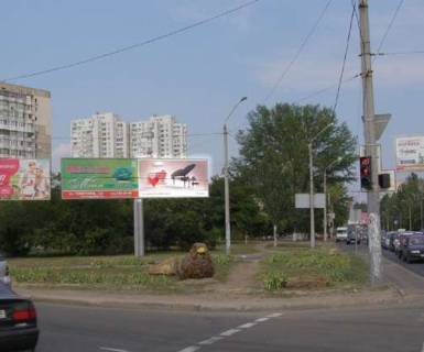 Білборд, Бігборд (Борд)  A у Одесі, 3x6  Небесної Сотні просп. (Маршала Жукова просп.) - Князя Ярослава Мудрого просп. (Академіка Глушка просп.). (права,  можливий продаж 3х12) Фото 1