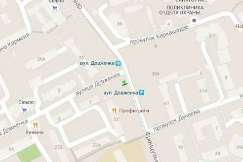 Scrolller, Scroll A in Odessa Francuz'kij bul'v. - Dovzenko st. - 272051 scheme